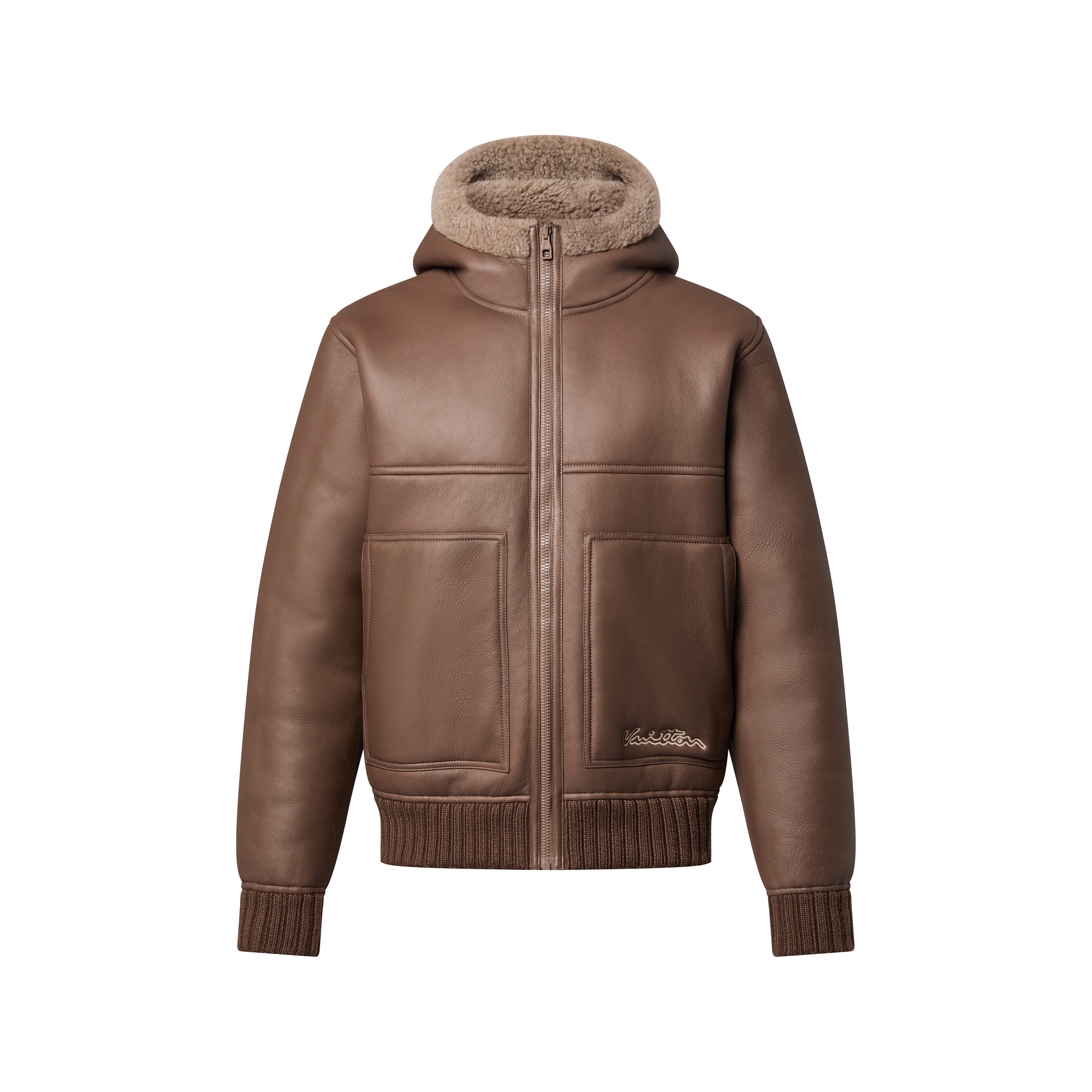Reversible Hooded Shearling Blouson - High-End Ready-to-Wear
